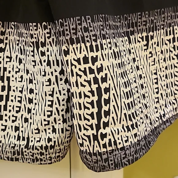 🩳🩳🩳Just Cavalli Beachwear Men's Logo Swim Trunks Size XXL - Picture 6 of 14